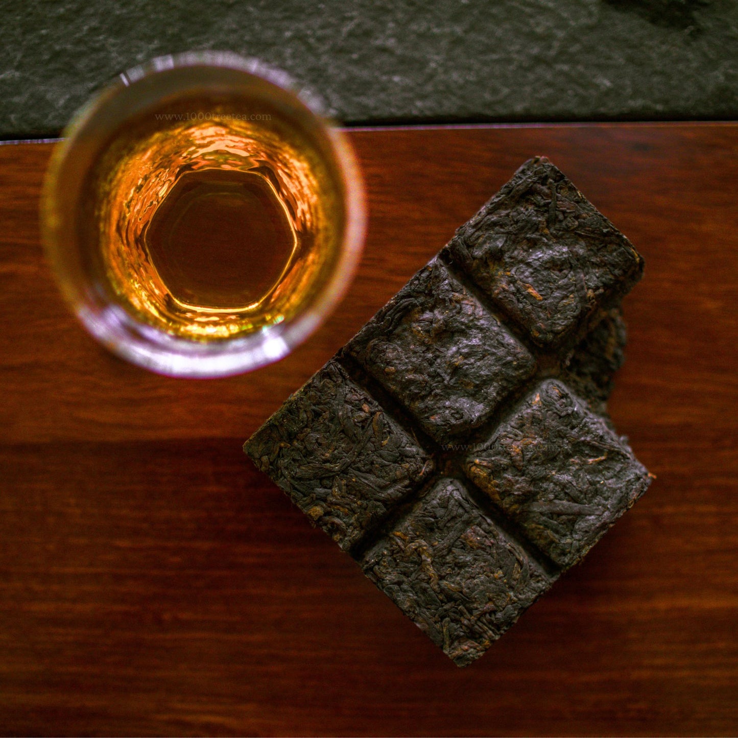 Jingmai Ancient Tree Glutinous Aroma Mini Brick|15-Year Aged Ripe Pu-erh Tea